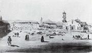 Johann Moritz Rugendas Marktplatz von Cordoba oil painting